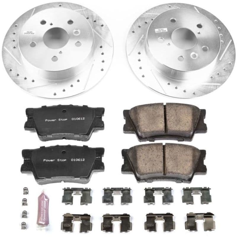 PowerStop Z23 Evolution Brake Kit for Daily Driver with Carbon-Fiber Ceramic ...