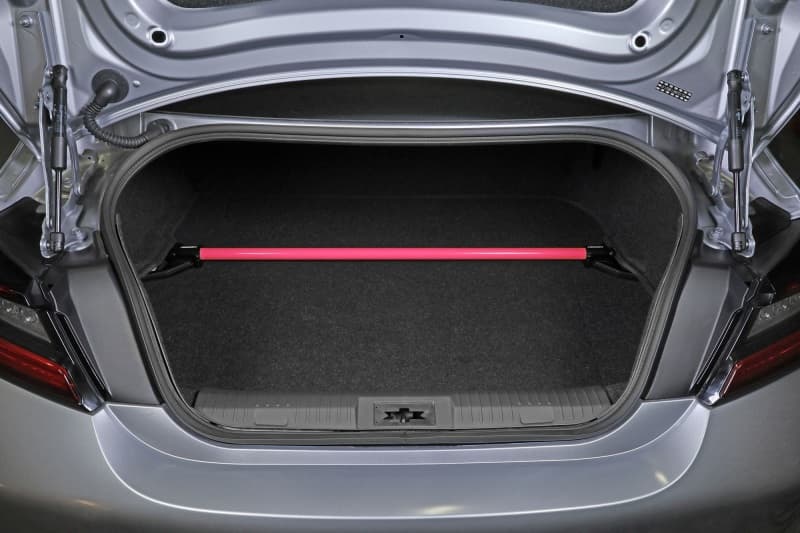 Perrin Performance Rear Shock Tower Brace for BRZ/FR-S/86/GR86 Hyper Pink - Image 2