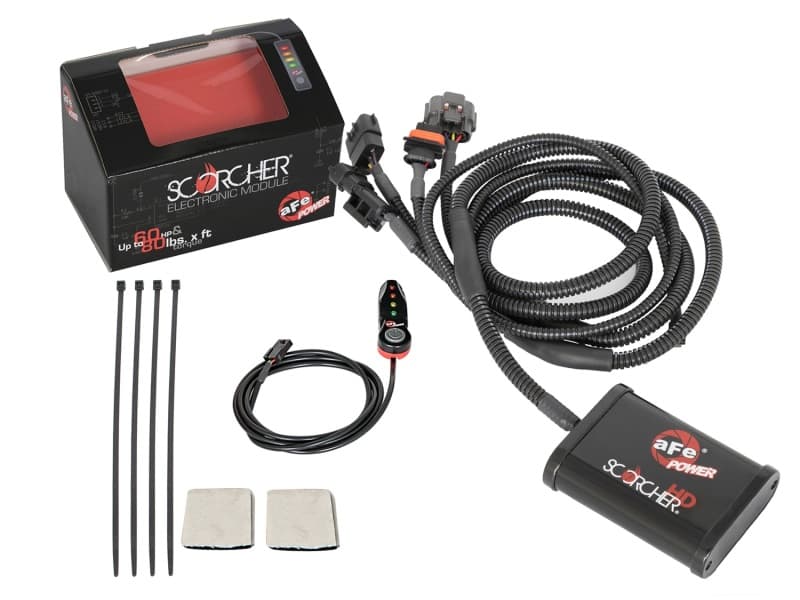 aFe Scorcher Module Performance Tuner with LED Switch for Turbo Boost Control - Image 3