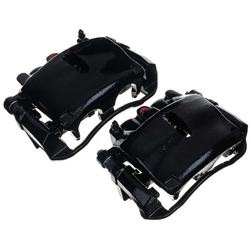 PowerStop Brake Calipers Black Powder Coated Pair Durable High-Temp Finish - Image 5