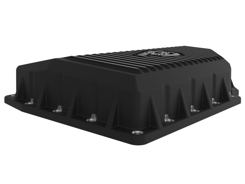 aFe Oil Pan for Increased Capacity with Magnetic Drain Plug and Cooling Fins - Image 5