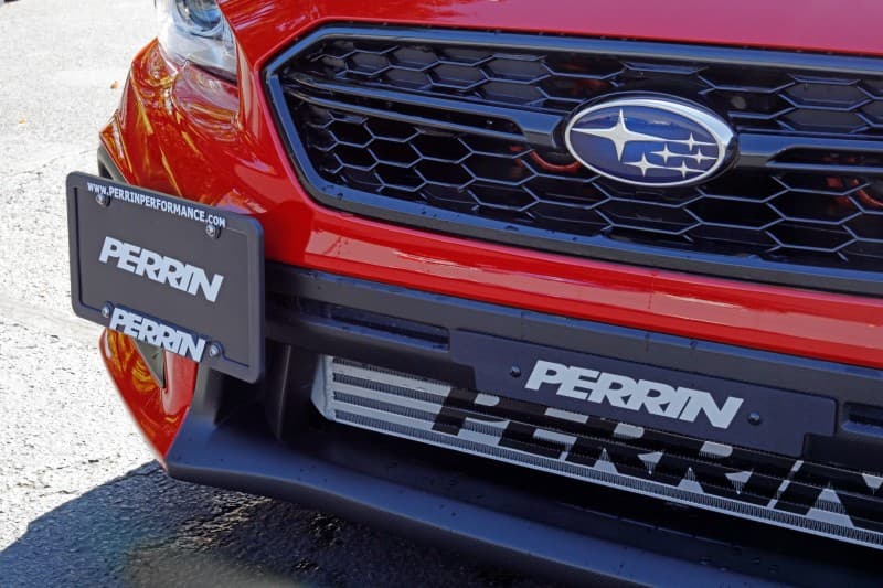 Perrin Performance License Plate Relocation Kit for 18-21 Subaru WRX/STI FMIC - Image 5