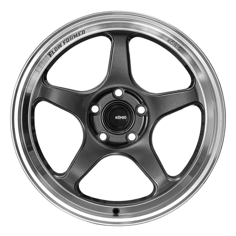 Konig Hyperspec 18x8 5x114.3 ET35 Wheel Anthracite Metallic w/ Mirror Machine...