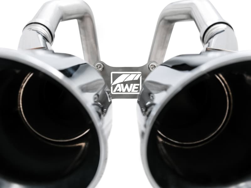 AWE Tuning Axle-Back Exhaust for C7 Track Edition 3" T304L Stainless Steel - Image 2