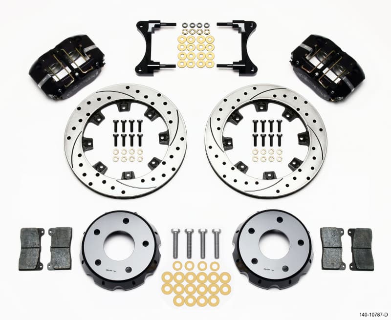 Wilwood Dynapro 4-Piston Brake Kit with .81” Rotors for 15” Drag Wheels
