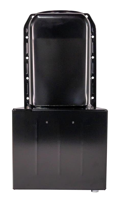 Moroso Oil Pan for 80-85 Chevrolet SBC 7qt 8.25in Steel Wet Sump Black - Image 3