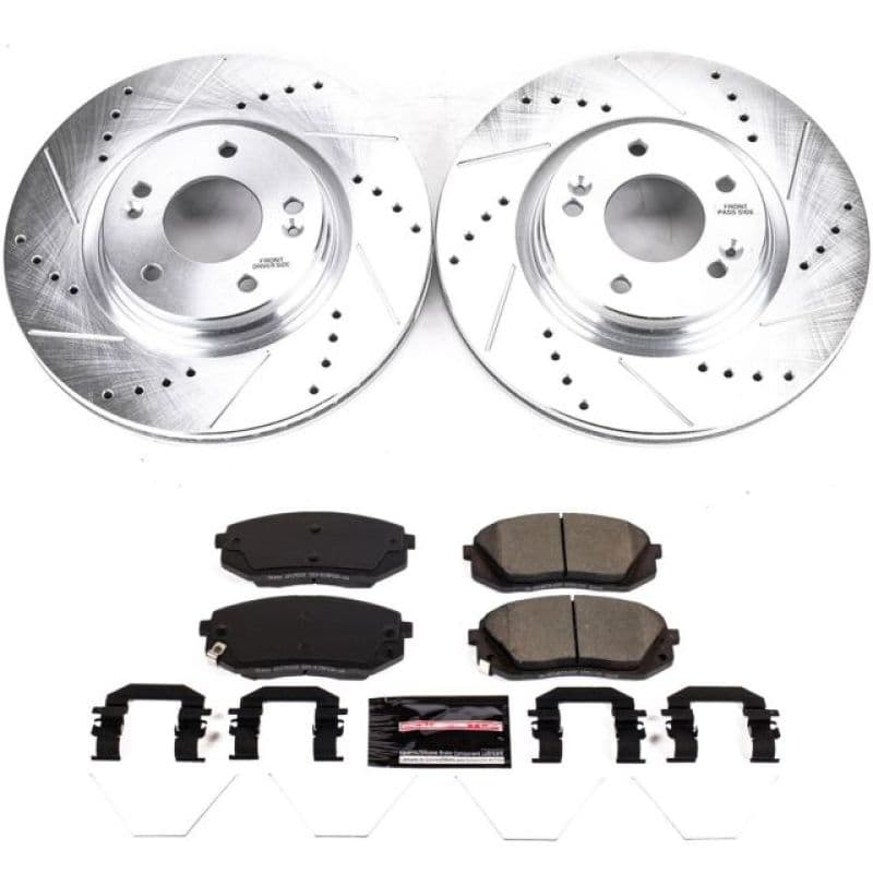 PowerStop Z23 Evolution Sport Brake Kit for Daily Driver Carbon-Fiber Ceramic...