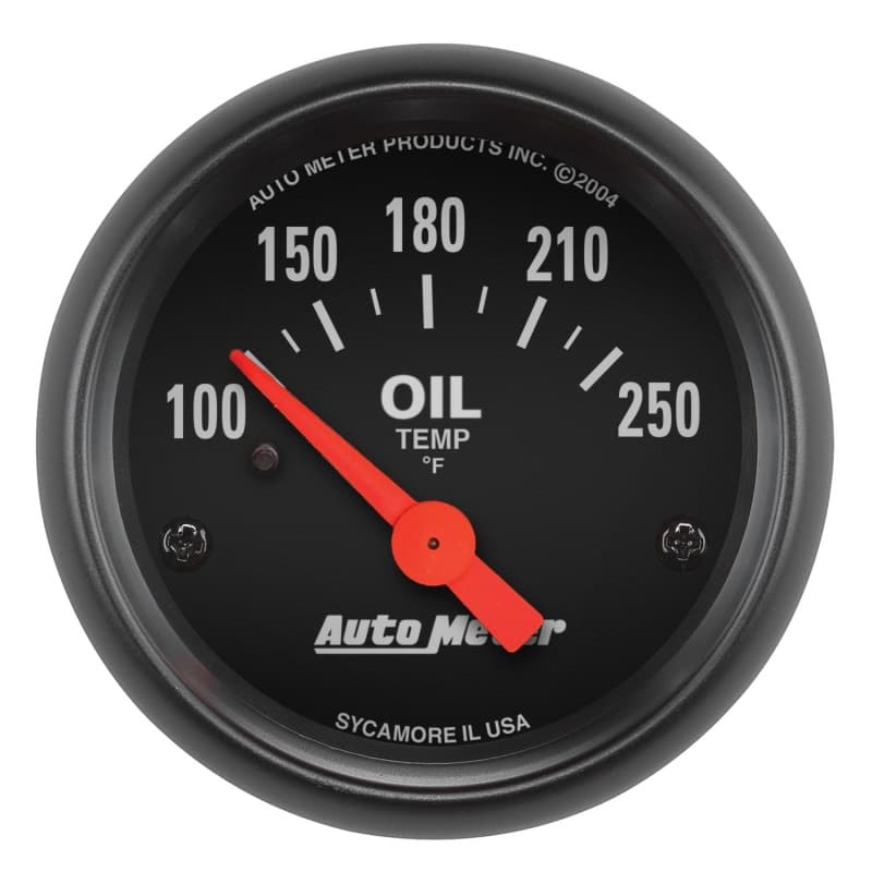 AutoMeter Z Gauge Oil Temperature Meter with 1/8" NPT Sender