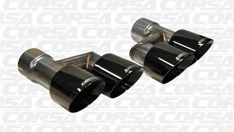 CORSA Performance Pro-Series Black PVD Dual-Wall Stainless Steel Tip Kit