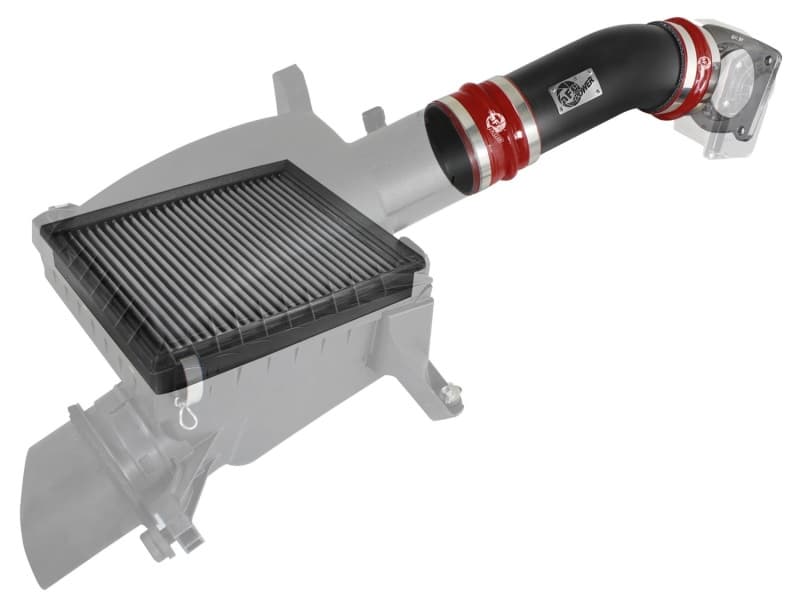 aFe Super Stock Induction System for Chevy C6 with Pro DRY S Air Filter & Thr...