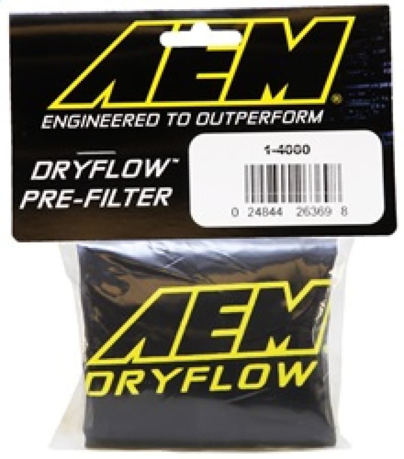 AEM Induction Dryflow Air Filter Pre-Filter Durable Hydrophobic Micro-Screen - Image 3