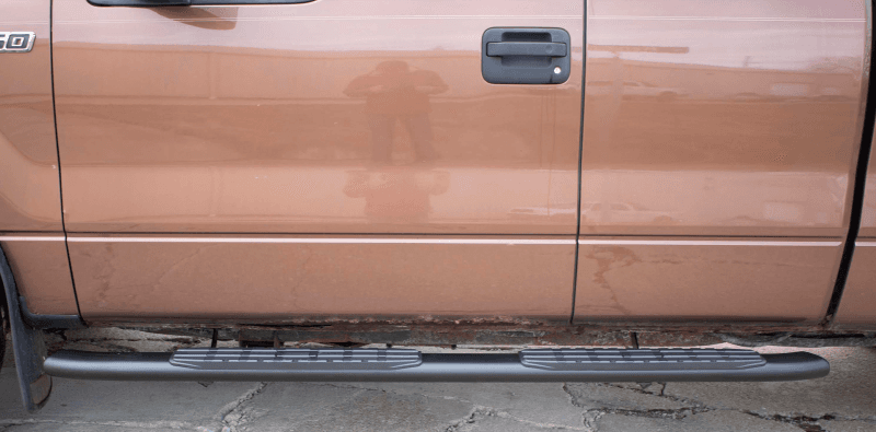 Fishbone Offroad Side Steps for Ford F-150 Super Cab 5-Inch Oval - Image 4