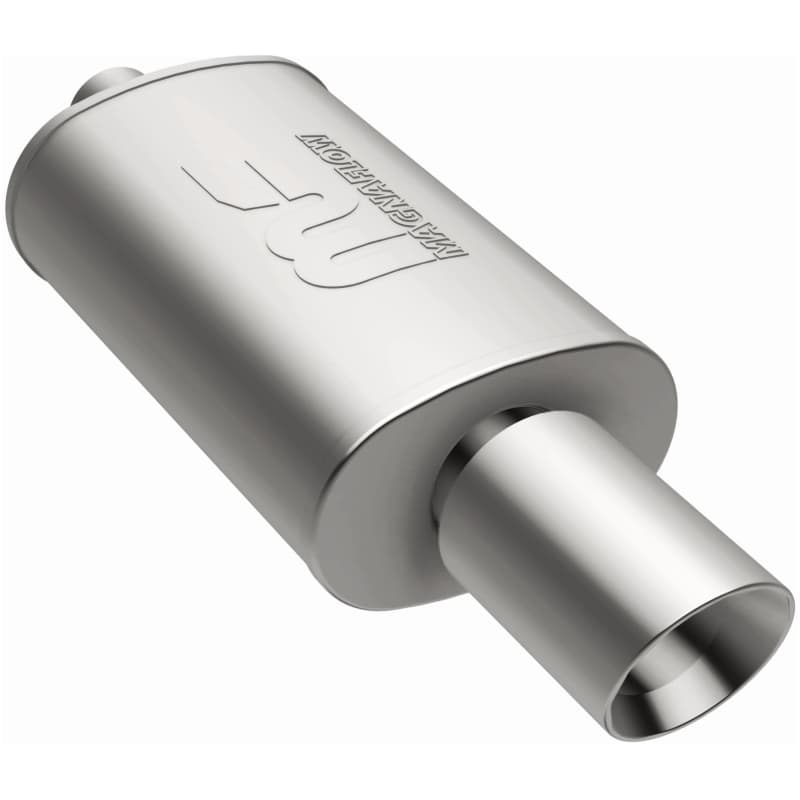 Magnaflow Stainless Steel Straight-Through Muffler with Welded Tip - Image 3