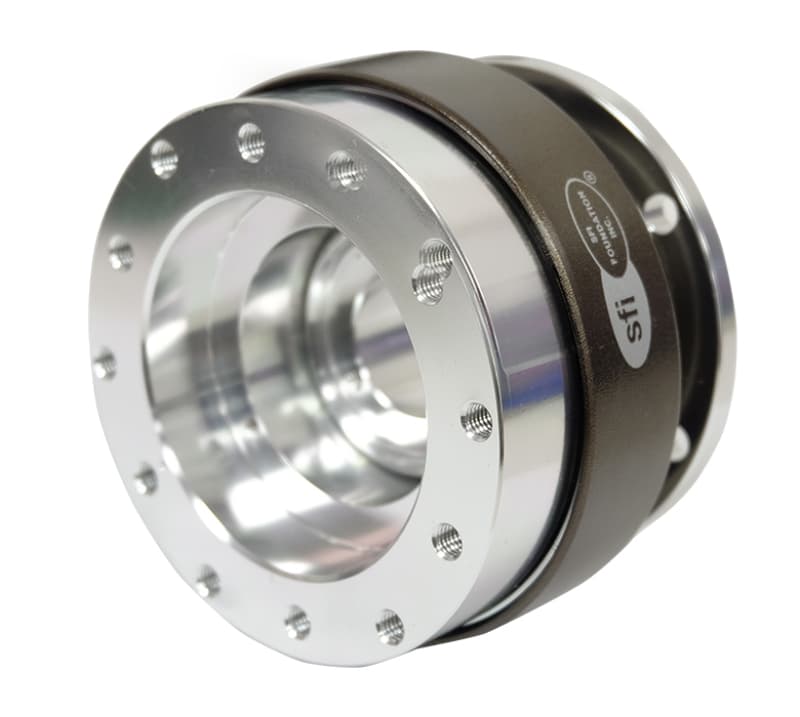 NRG Quick Release Gen 2.0 for Steering Wheel Silver Body Chrome Ring SFI 42.1 - Image 3
