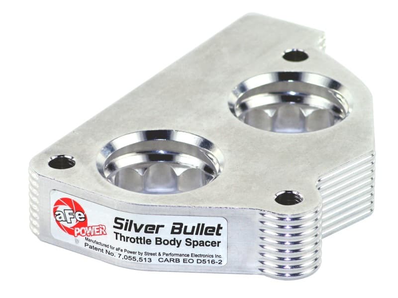 aFe Silver Bullet Throttle Body Spacer for Improved Airflow T-6061 Billet Alu...