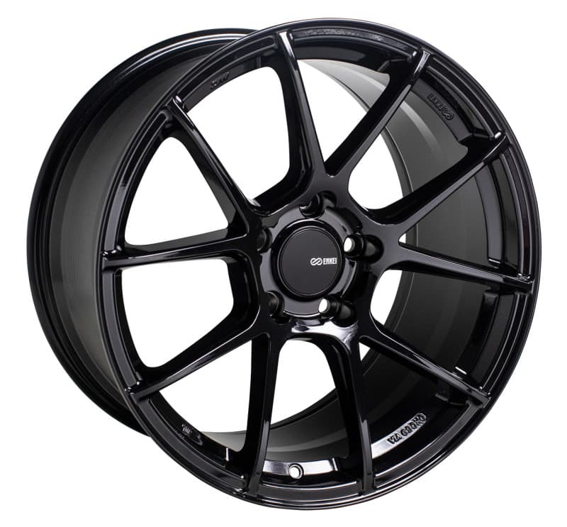 Enkei TS-V 18x9.5 5x120 40mm Offset Gloss Black Wheel