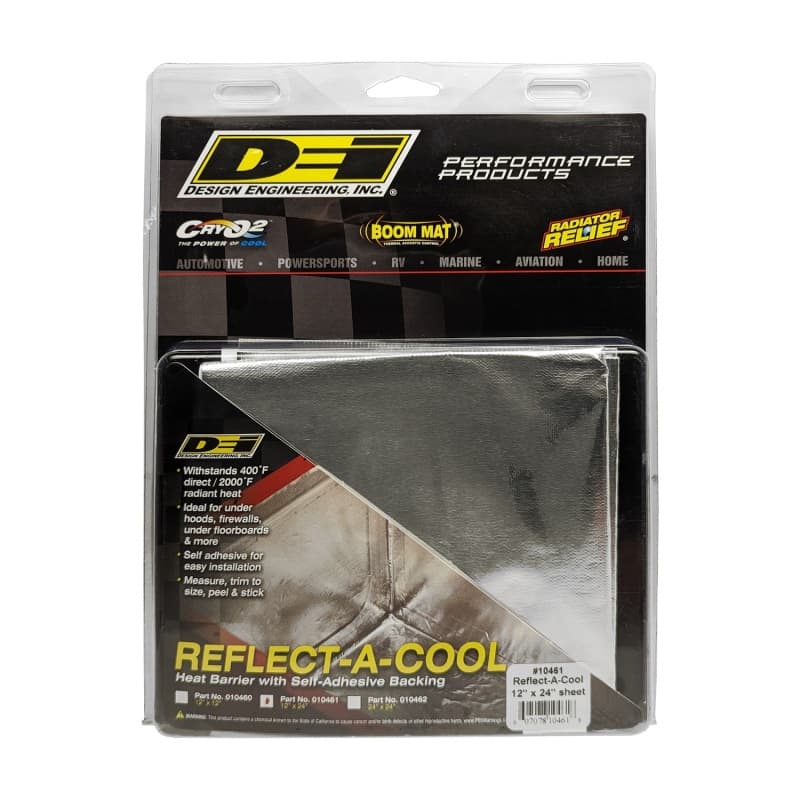 DEI Reflect-A-Cool Fiberglass Heat Shield with Aluminized Foil 400°F Rated - Image 4