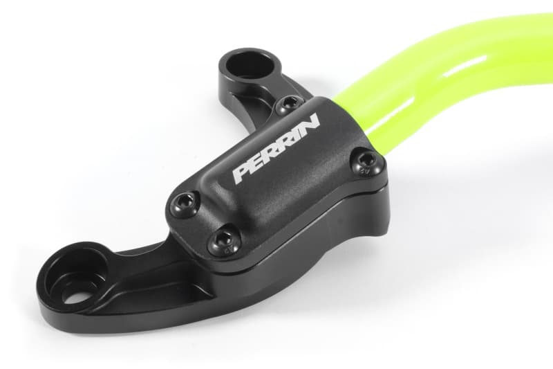 Perrin Performance Front Strut Brace for 2022-2025 Subaru WRX Neon Yellow - Image 3