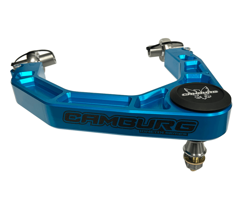 Camburg KINETIK V2 Billet Upper Arms for King Shocks CNC 6061 Aluminum Blue - Image 2