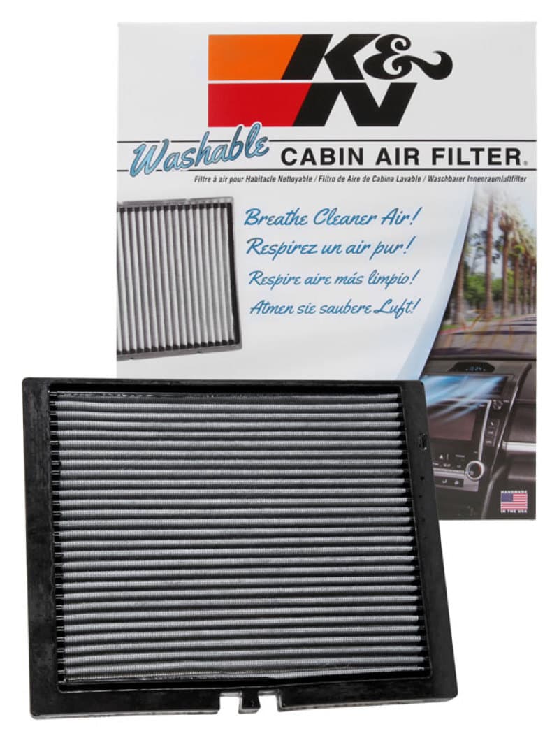 K&N Engineering Washable Cabin Air Filter for Factory Air Box High-Flow Synth... - Image 4