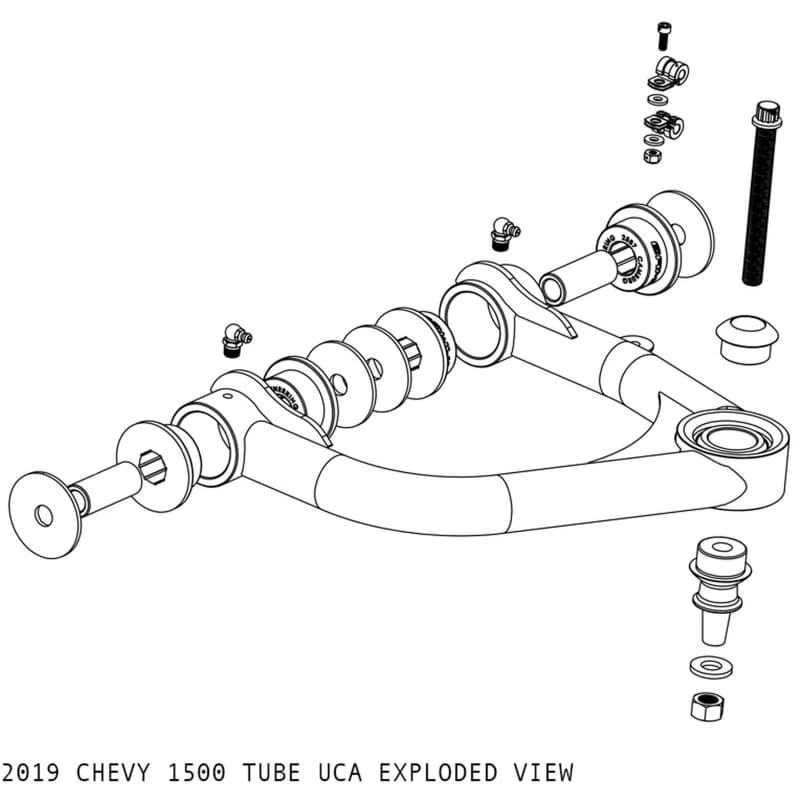 Camburg Uniball Upper Arms with 1.25 Uni-Ball Bearing for Lifted Trucks