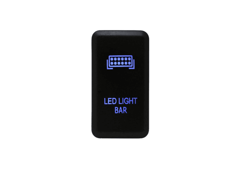 Cali Raised LED Tall Style Light Bar Switch for Toyota OEM Style Blue