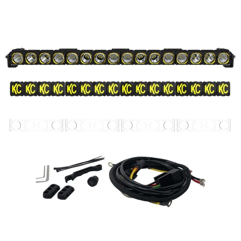 KC HiLiTES FLEX ERA LED Light Bar Flexible Design Combo/Spot Lenses