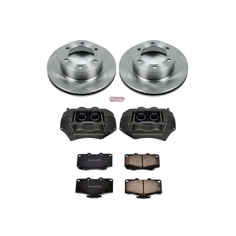 PowerStop Autospecialty Brake Kit with Calipers for Daily Driver Complete Set