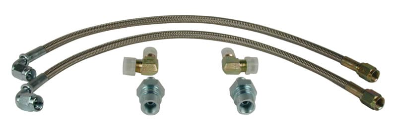 Wilwood Flexline Brake Hose Kit 14in -3 Hose 3/8-24 90° Inlet