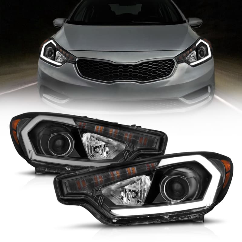 ANZO LED Projector Headlights for Chevy C6 High Output Replacement
