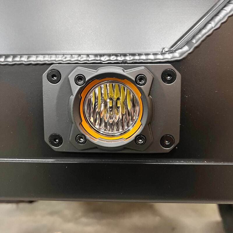 KC HiLiTES FLEX ERA 1 LED 2-Light Kit with Rear Harness and Spread Beam - Image 3