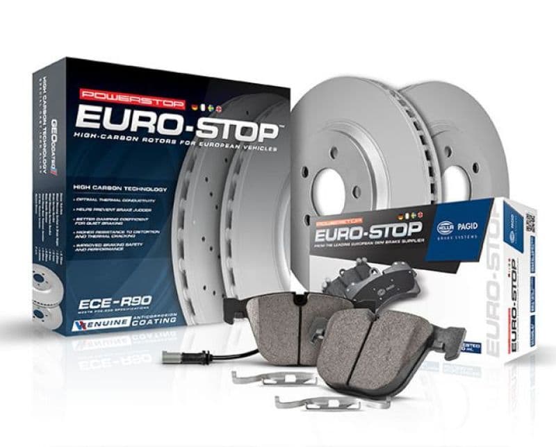 PowerStop Euro-Stop Brake Kit for European Vehicles with ECE-R9 Certified Pads - Image 2