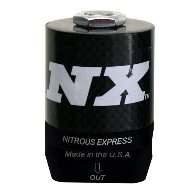 Nitrous Express Lightning Series Solenoids CNC Aluminum Carbon Fiber Canister - Image 2