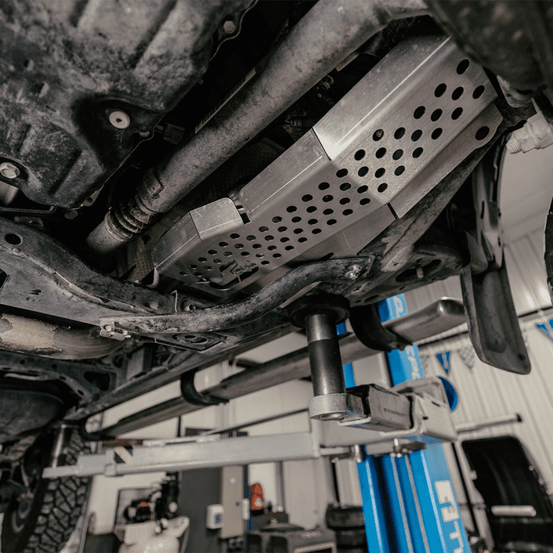 Cali Raised LED Catalytic Converter Shield for 16-23 Toyota Tacoma 2WD 6-Cyli...