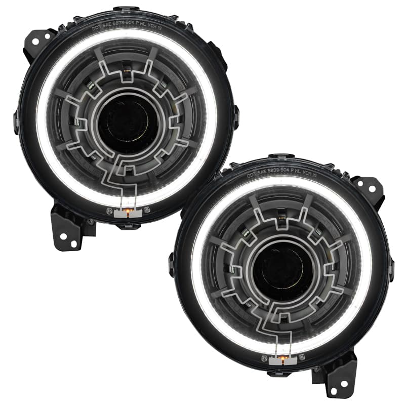 ORACLE Lighting Oculus Bi-LED Heated Headlights for Jeep Wrangler JL Gladiato... - Image 3
