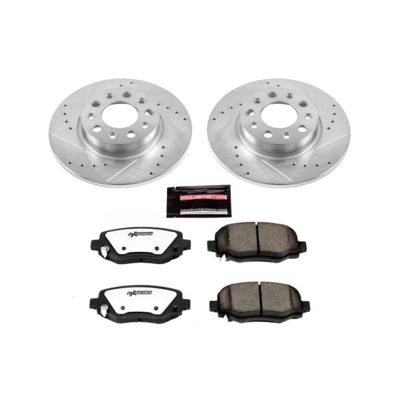 PowerStop Z36 Truck & Tow Brake Kit for Trucks 4x4s SUVs Ceramic Carbon-Fiber...