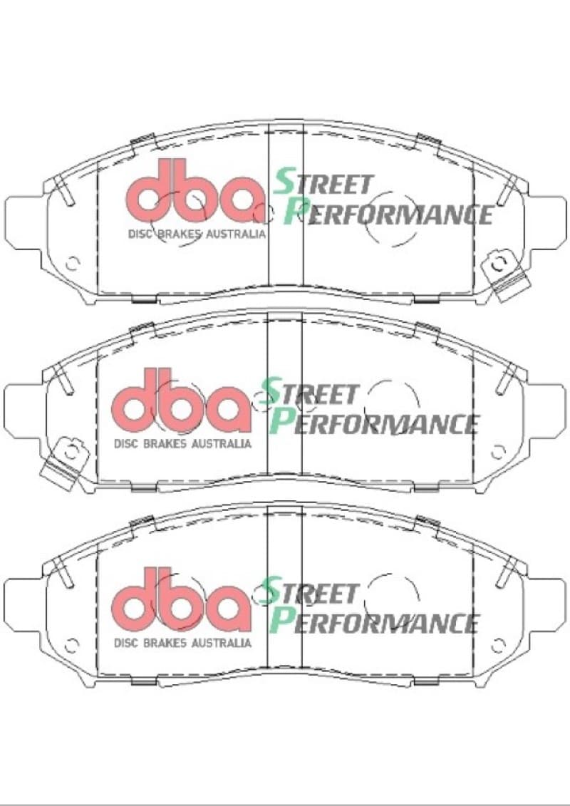 DBA SP Performance Brake Pads for Daily Drivers Low Dust Low Wear