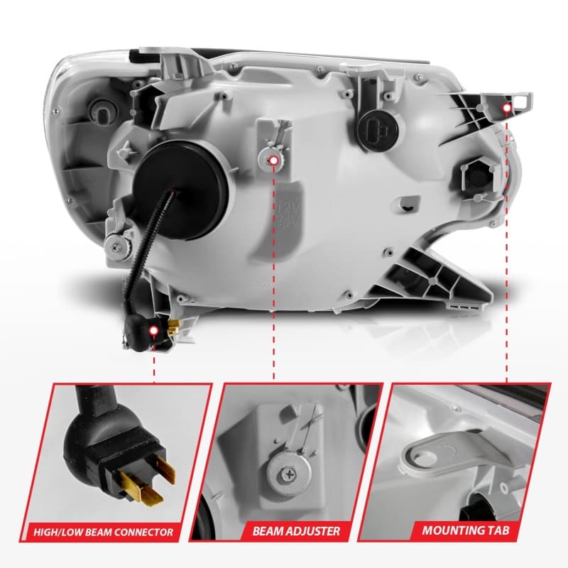 ANZO LED Projector Headlights for Chevy C6 111556 - Image 5