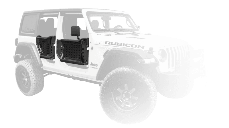 Body Armor 4x4 Trail Doors for Jeep JL with Steel Tube Construction & Dual-St... - Image 4