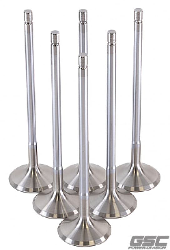 GSC Power Division Exhaust Valves for Toyota G16E-GTS 32mm Chrome Polished Se...