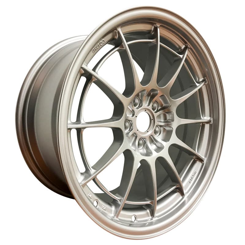 Enkei NT03+M 18x9.5 5x108 40mm Offset 72.6mm Bore F1 Silver Wheel - Image 2