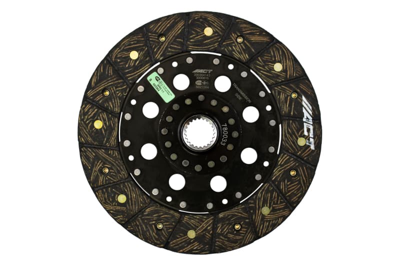 ACT Street Rigid Clutch Disc for Street Use Organic Copper Steel-Backed Durable