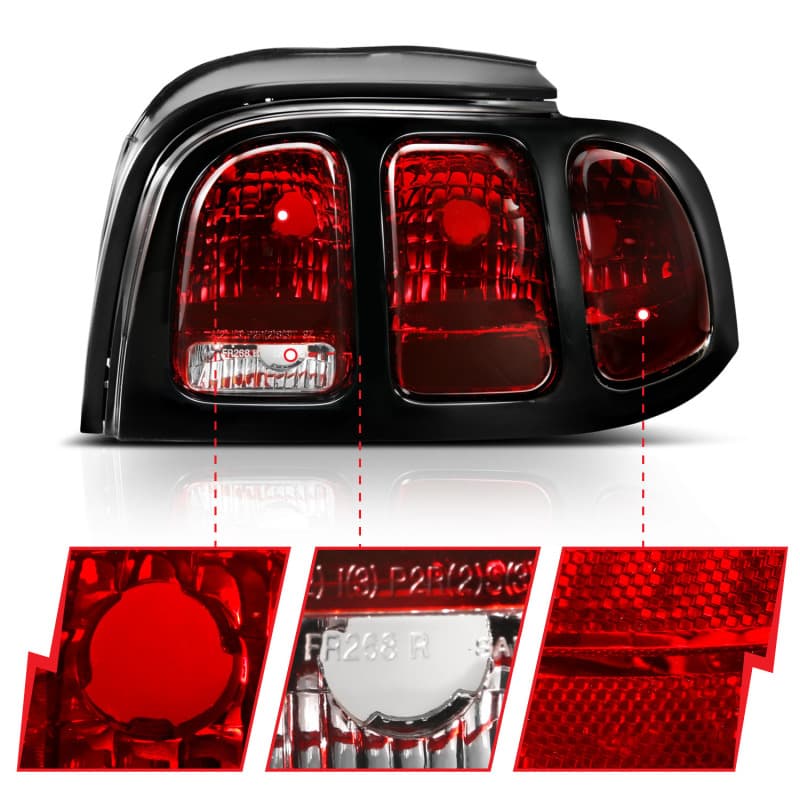 ANZO Taillights for Chevy C6 6-Piston 355mm HDPE - Image 4