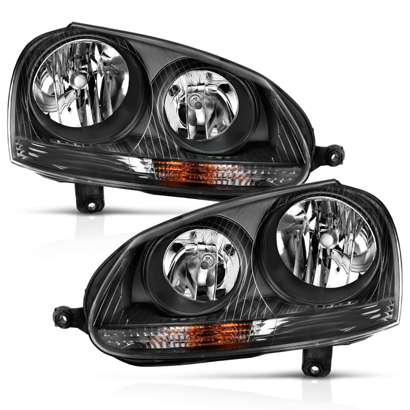 ANZO Crystal Headlights for Chevy C6 Clear Lens Replacement Pair