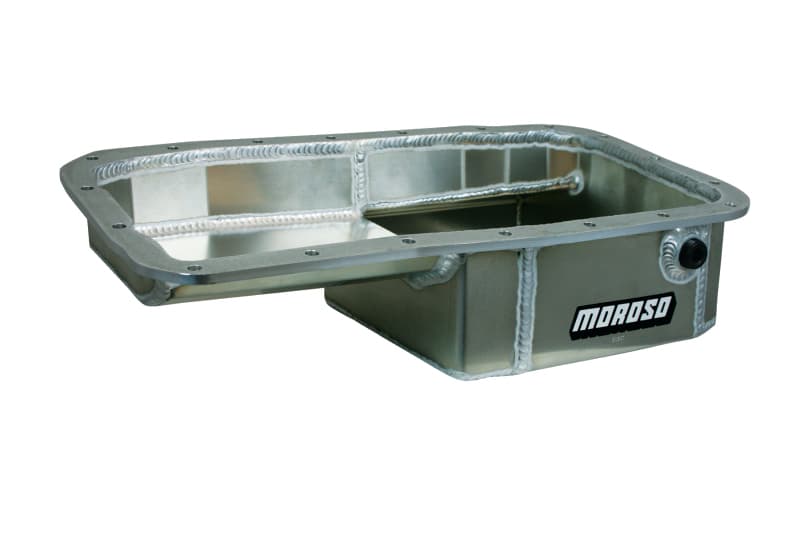 Moroso Aluminum Oil Pan for Acura/Honda 1.6L B16A3 Kicked Out 5qt 5-5/8in