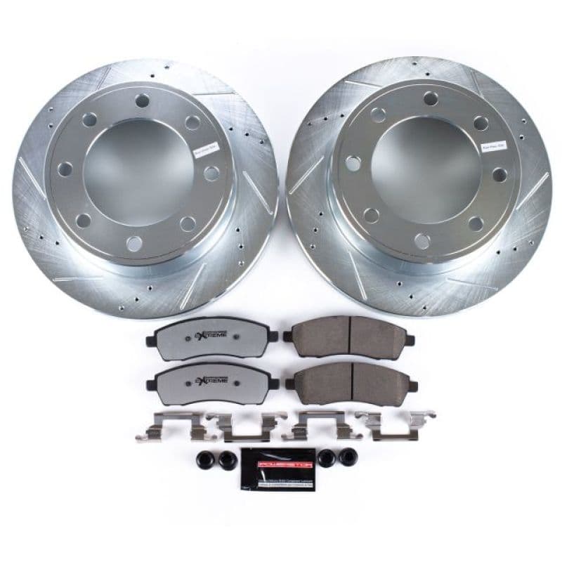 PowerStop Z36 Truck & Tow Brake Kit for Trucks 4x4 SUVs Ceramic Carbon-Fiber ...