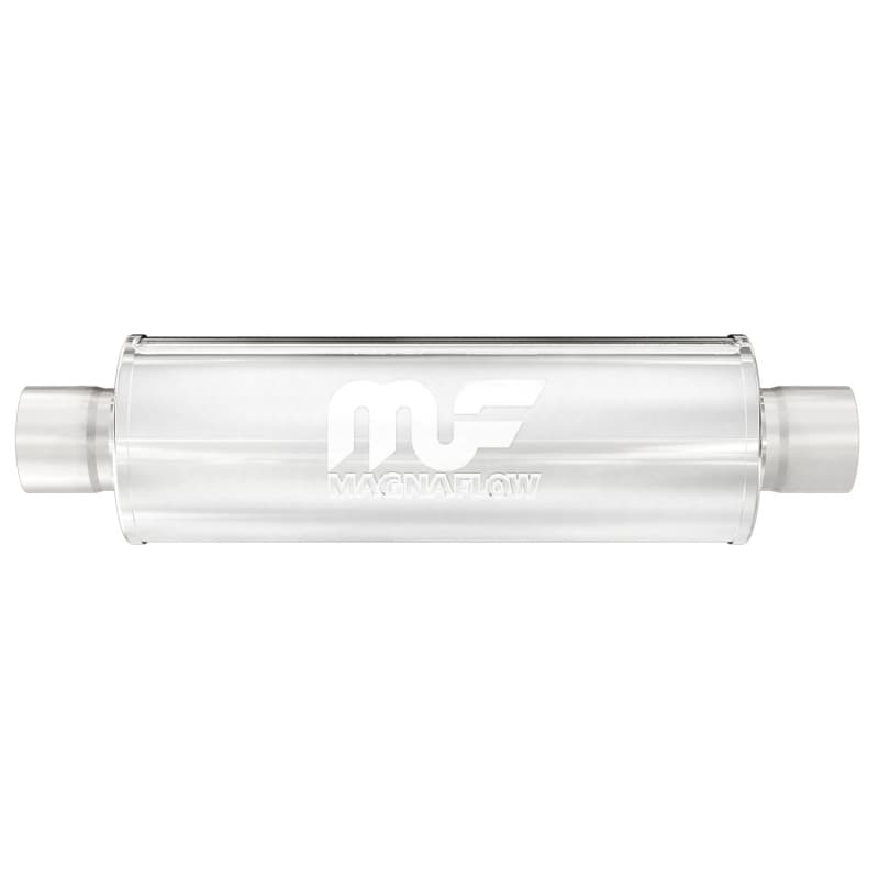 Magnaflow 7in Round Straight-Through Performance Muffler 4in Inlet/Outlet