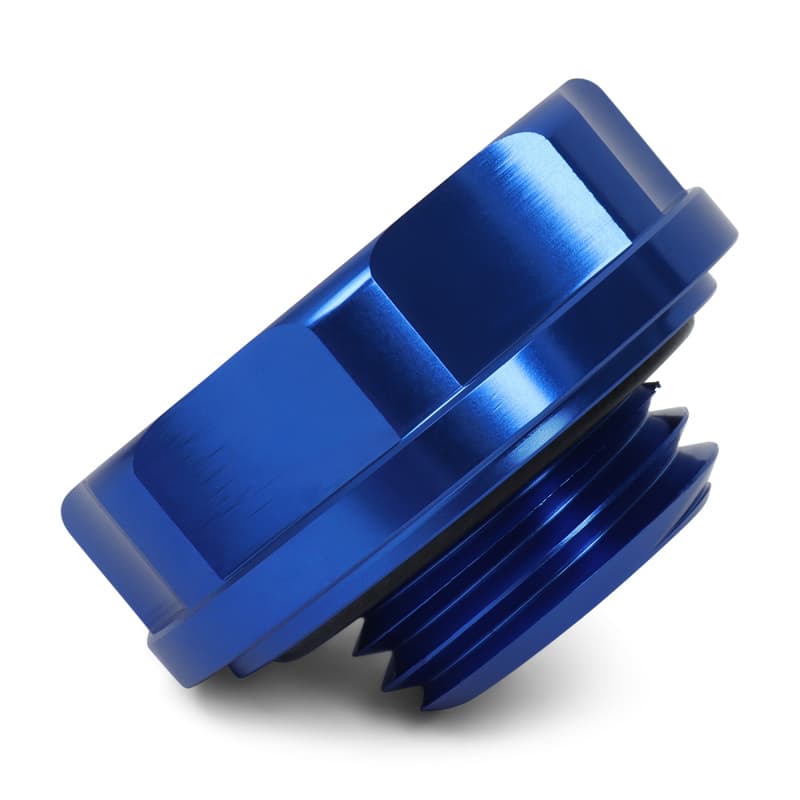 BLOX Racing Billet Oil Cap for Honda Blue - Image 2