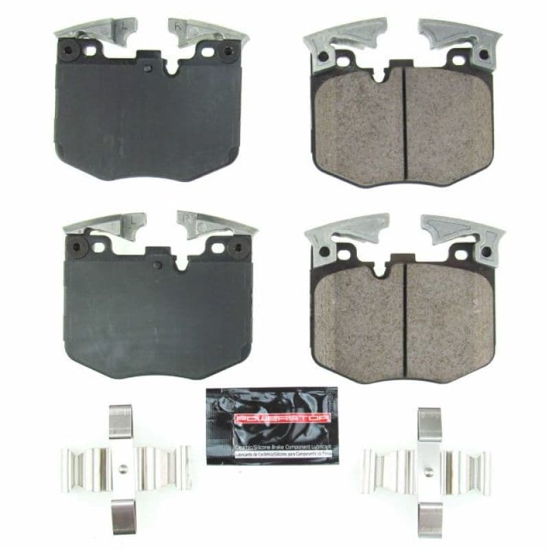 PowerStop Z23 Evolution Ceramic Brake Pads for Chevy C6 Carbon-Fiber Low-Dust