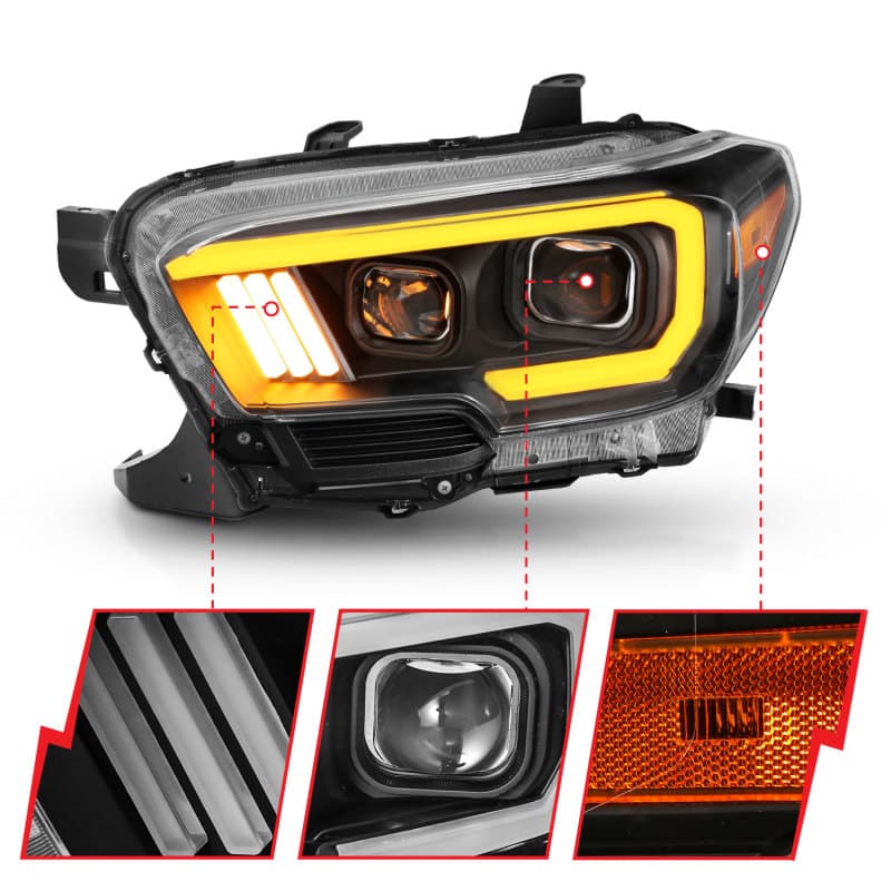 ANZO LED Projector Headlights for Chevy C6 111397 - Image 5